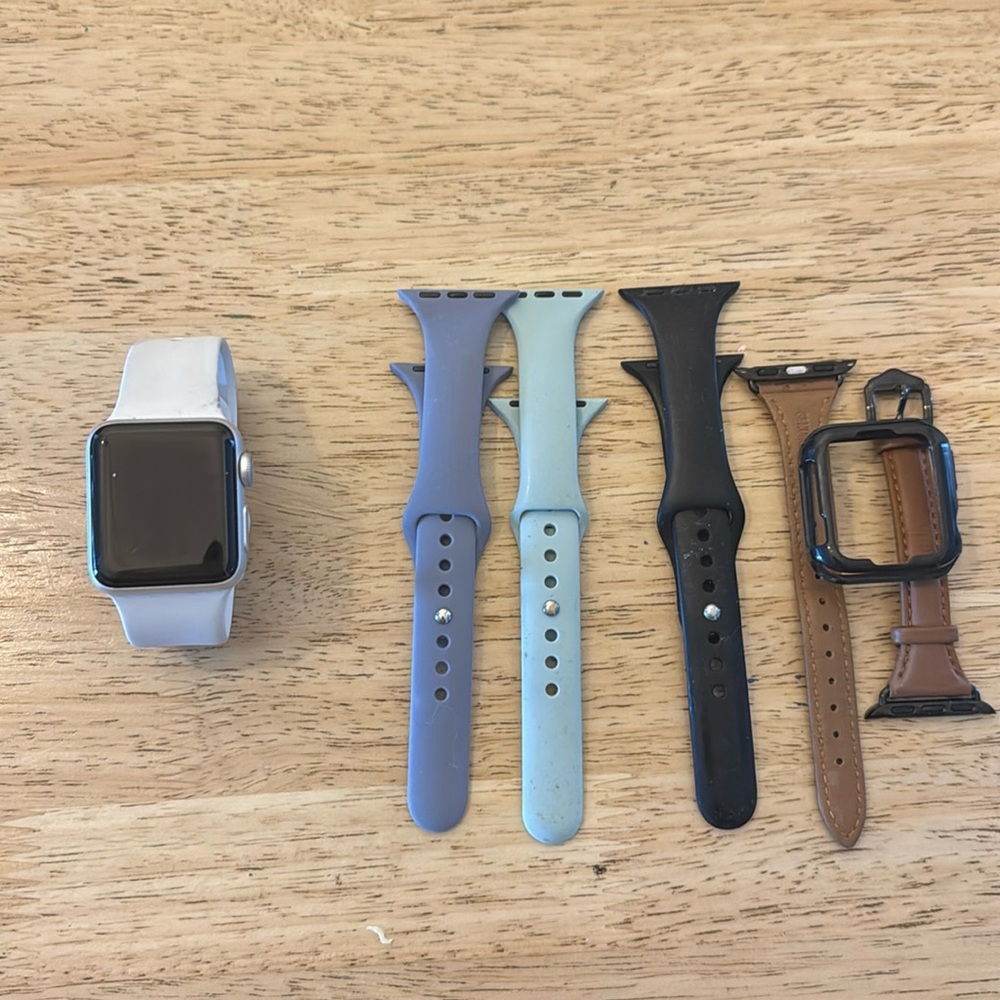 Apple Watch Series 3 with bands